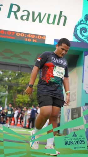Race photo from Mangkunegaran Run 2025