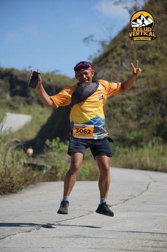Race photo from Kelud Vertical Challenge 2024