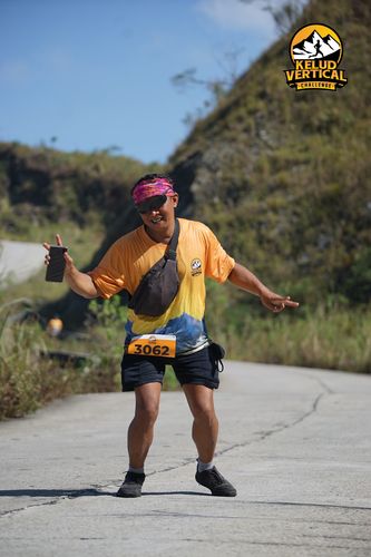 Race photo from Kelud Vertical Challenge 2024