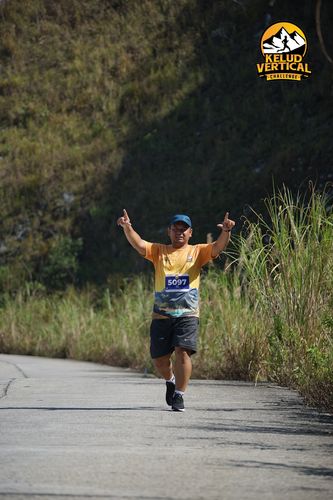 Race photo from Kelud Vertical Challenge 2024