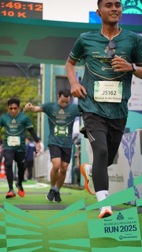 Race photo from Mangkunegaran Run 2025
