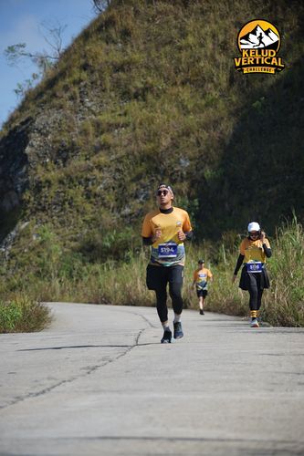 Race photo from Kelud Vertical Challenge 2024