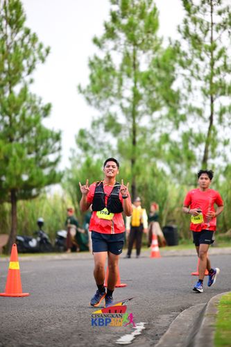 Race photo from CISANGKAN KBP CITY RUN 2025