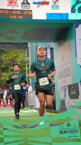 Race photo from Mangkunegaran Run 2025