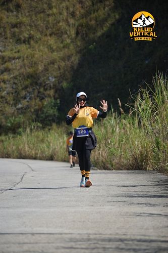 Race photo from Kelud Vertical Challenge 2024