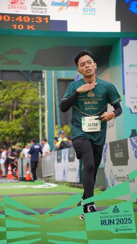 Race photo from Mangkunegaran Run 2025