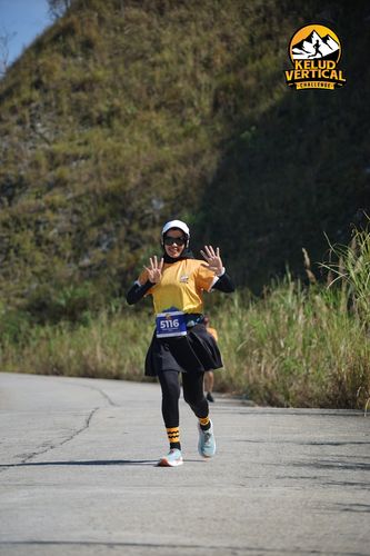 Race photo from Kelud Vertical Challenge 2024
