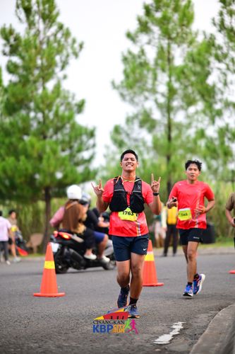 Race photo from CISANGKAN KBP CITY RUN 2025