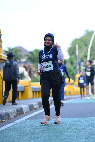 Race photo from KEMLU RUN 2025