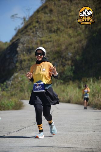 Race photo from Kelud Vertical Challenge 2024