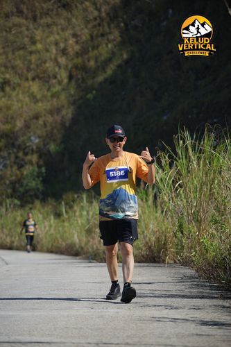 Race photo from Kelud Vertical Challenge 2024