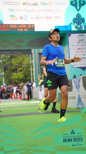 Race photo from Mangkunegaran Run 2025