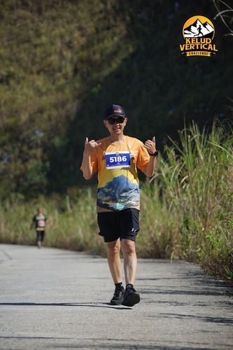 Race photo from Kelud Vertical Challenge 2024