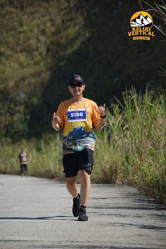 Race photo from Kelud Vertical Challenge 2024