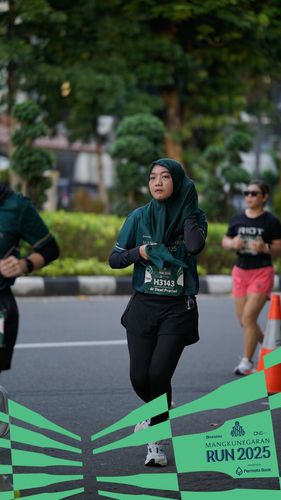 Race photo from Mangkunegaran Run 2025
