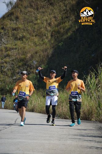 Race photo from Kelud Vertical Challenge 2024