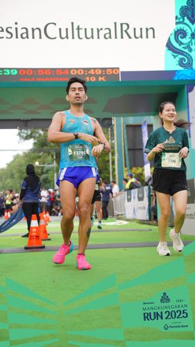 Race photo from Mangkunegaran Run 2025