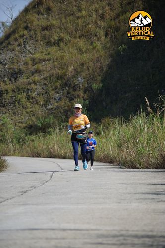 Race photo from Kelud Vertical Challenge 2024
