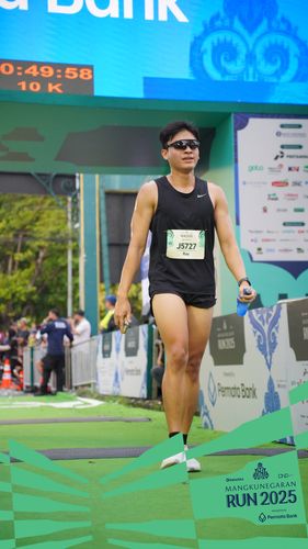 Race photo from Mangkunegaran Run 2025