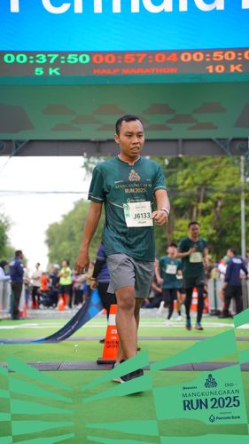 Race photo from Mangkunegaran Run 2025