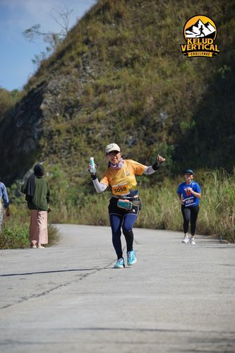 Race photo from Kelud Vertical Challenge 2024