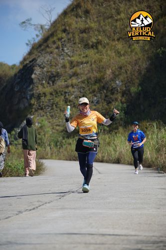 Race photo from Kelud Vertical Challenge 2024
