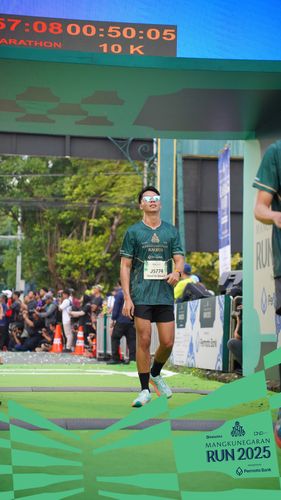 Race photo from Mangkunegaran Run 2025