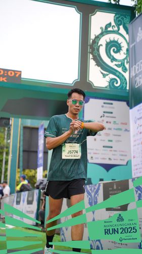 Race photo from Mangkunegaran Run 2025