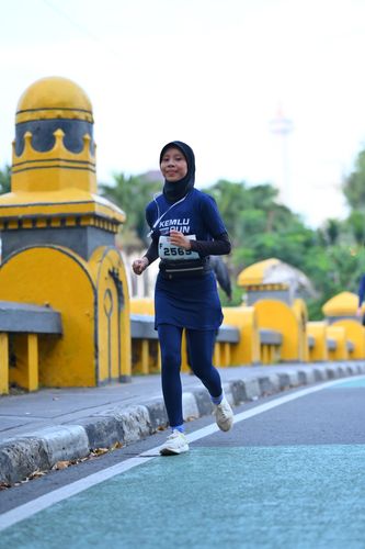 Race photo from KEMLU RUN 2025