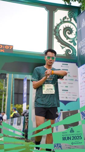 Race photo from Mangkunegaran Run 2025