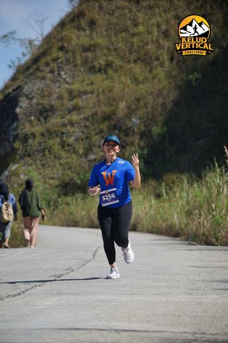 Race photo from Kelud Vertical Challenge 2024