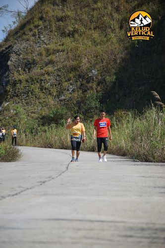 Race photo from Kelud Vertical Challenge 2024