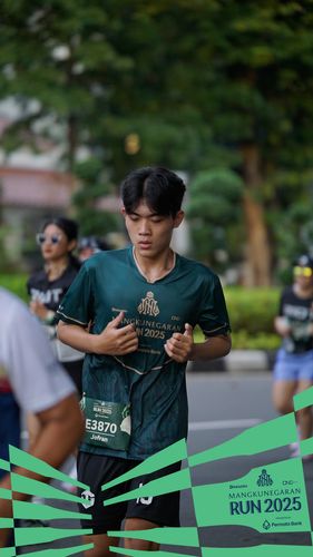 Race photo from Mangkunegaran Run 2025