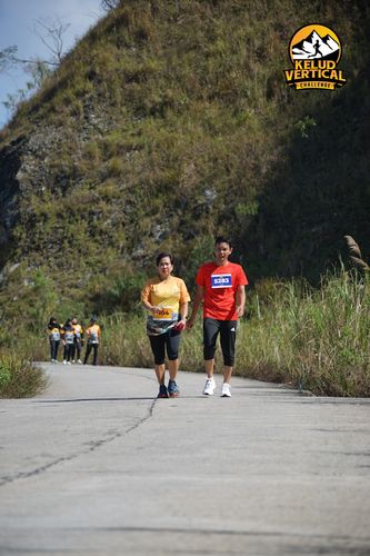 Race photo from Kelud Vertical Challenge 2024