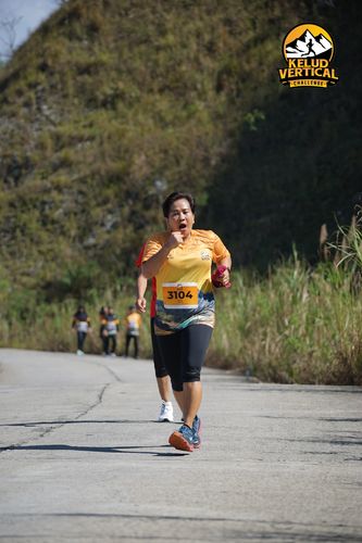 Race photo from Kelud Vertical Challenge 2024