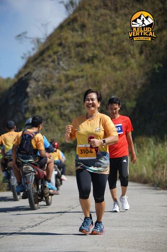 Race photo from Kelud Vertical Challenge 2024