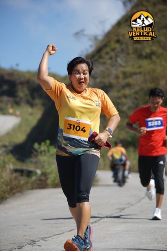 Race photo from Kelud Vertical Challenge 2024