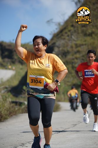 Race photo from Kelud Vertical Challenge 2024