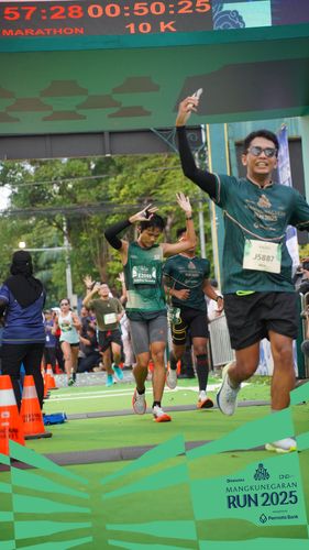 Race photo from Mangkunegaran Run 2025
