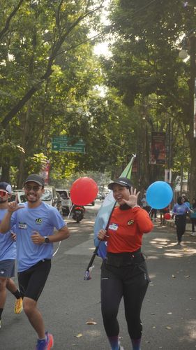 Race photo from Happy One Decade Unpad Runner