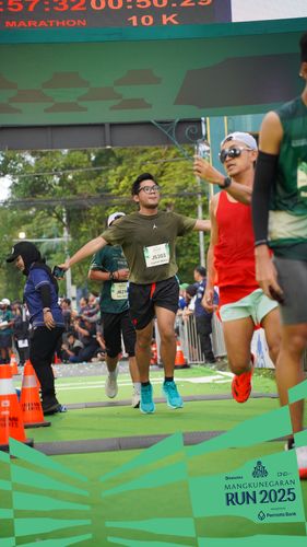 Race photo from Mangkunegaran Run 2025