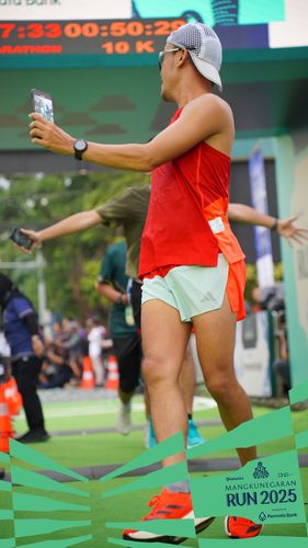 Race photo from Mangkunegaran Run 2025