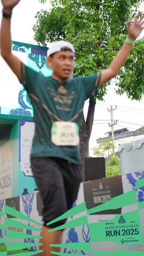 Race photo from Mangkunegaran Run 2025