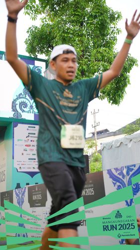 Race photo from Mangkunegaran Run 2025