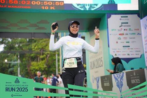 Race photo from Mangkunegaran Run 2025