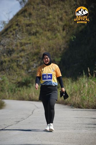 Race photo from Kelud Vertical Challenge 2024