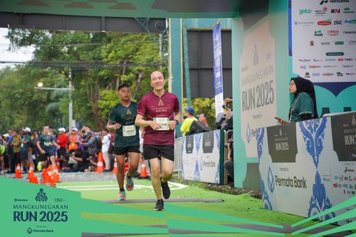 Race photo from Mangkunegaran Run 2025