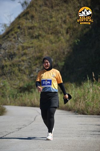Race photo from Kelud Vertical Challenge 2024