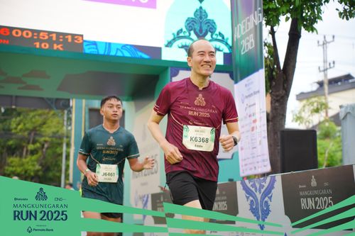 Race photo from Mangkunegaran Run 2025