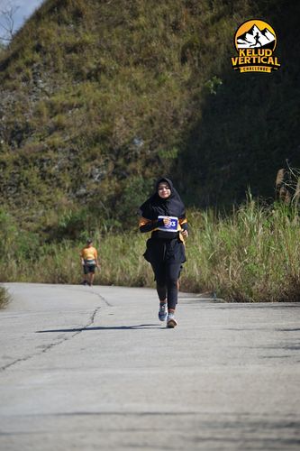 Race photo from Kelud Vertical Challenge 2024